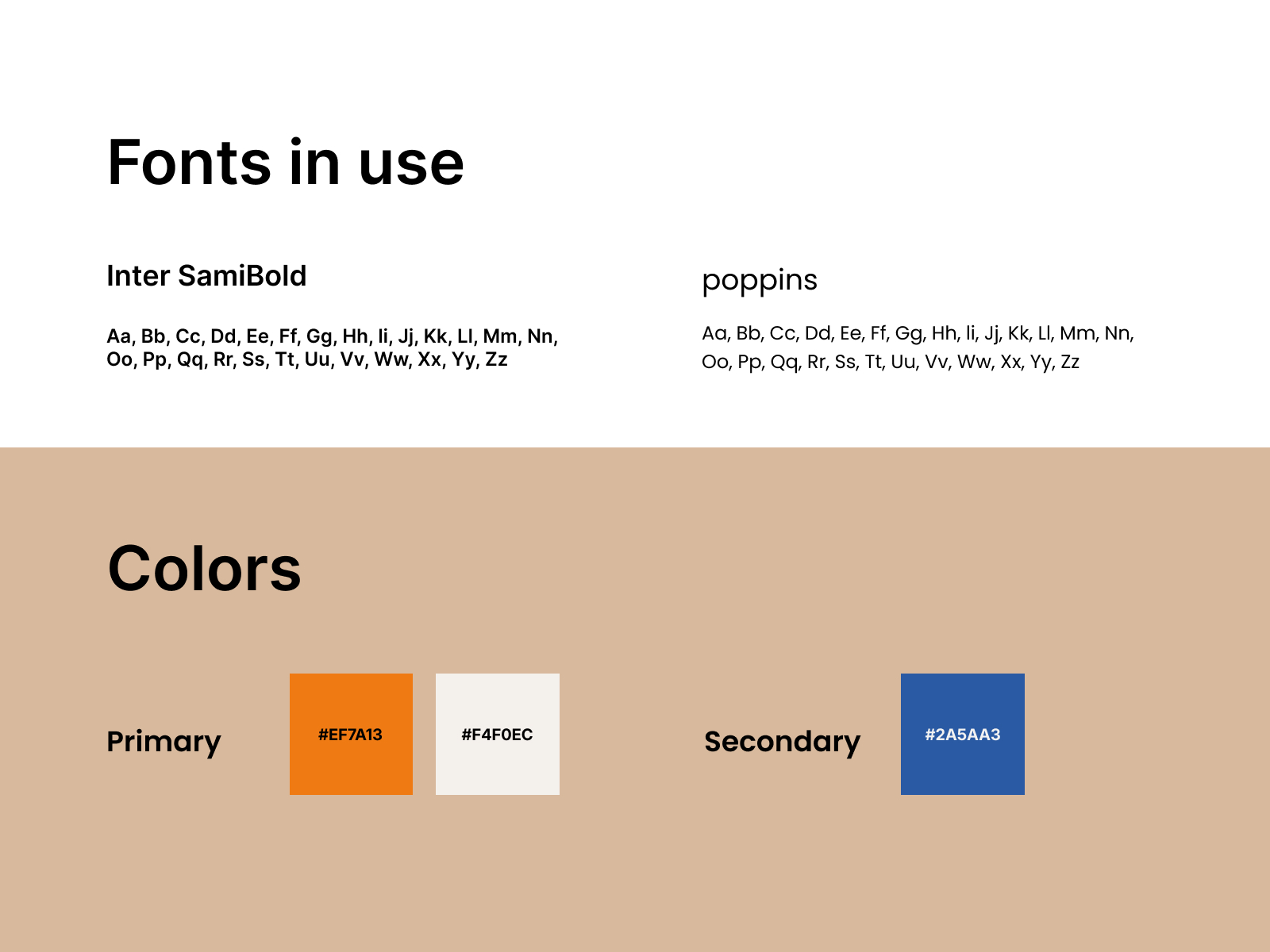 This image appears about how many types color and fonts are uses